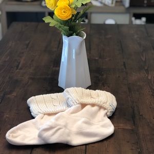 White boot socks